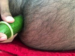 Anal sex do with a large dildo in first time black gay