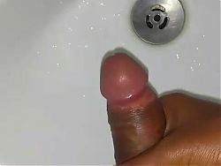 Indian boy masturbating with big cum loads, masturbation in bathroom and cum out in hand washroom 